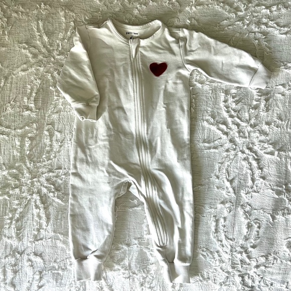 Le Petit Lem Valentine’s Romper - Picture 1 of 4